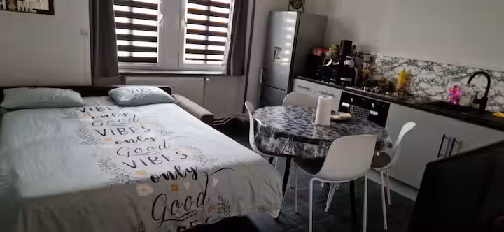Le couchage et le coin repas
